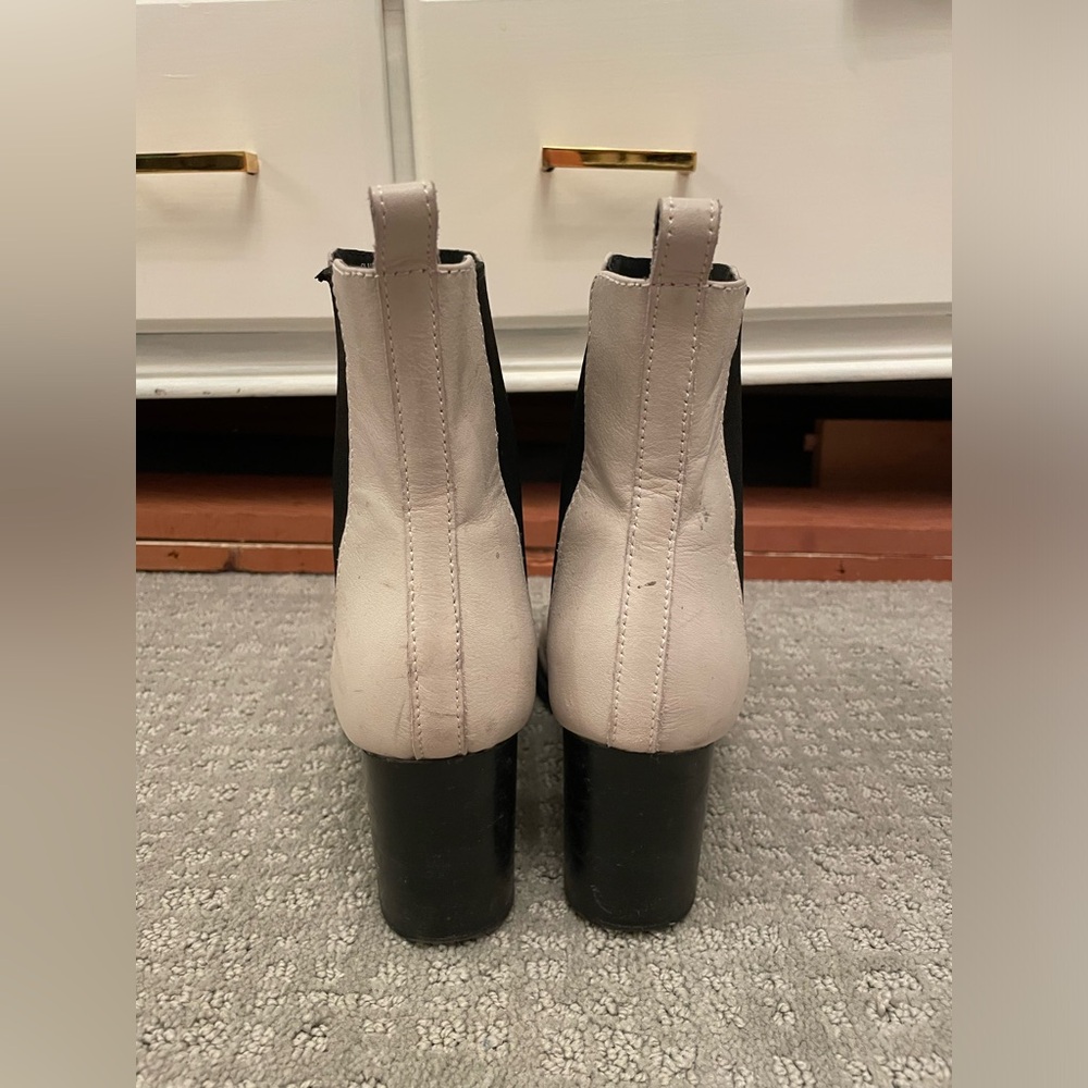 White Heeled Booties - Picture 5 of 6